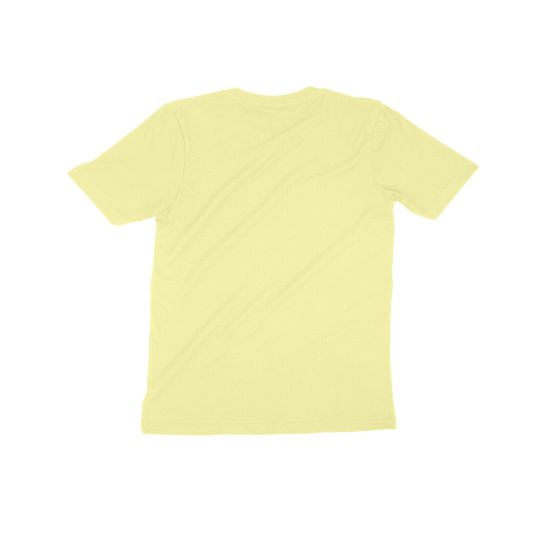 Butter Yellow Kids Half Sleeve Round Neck Tshirt