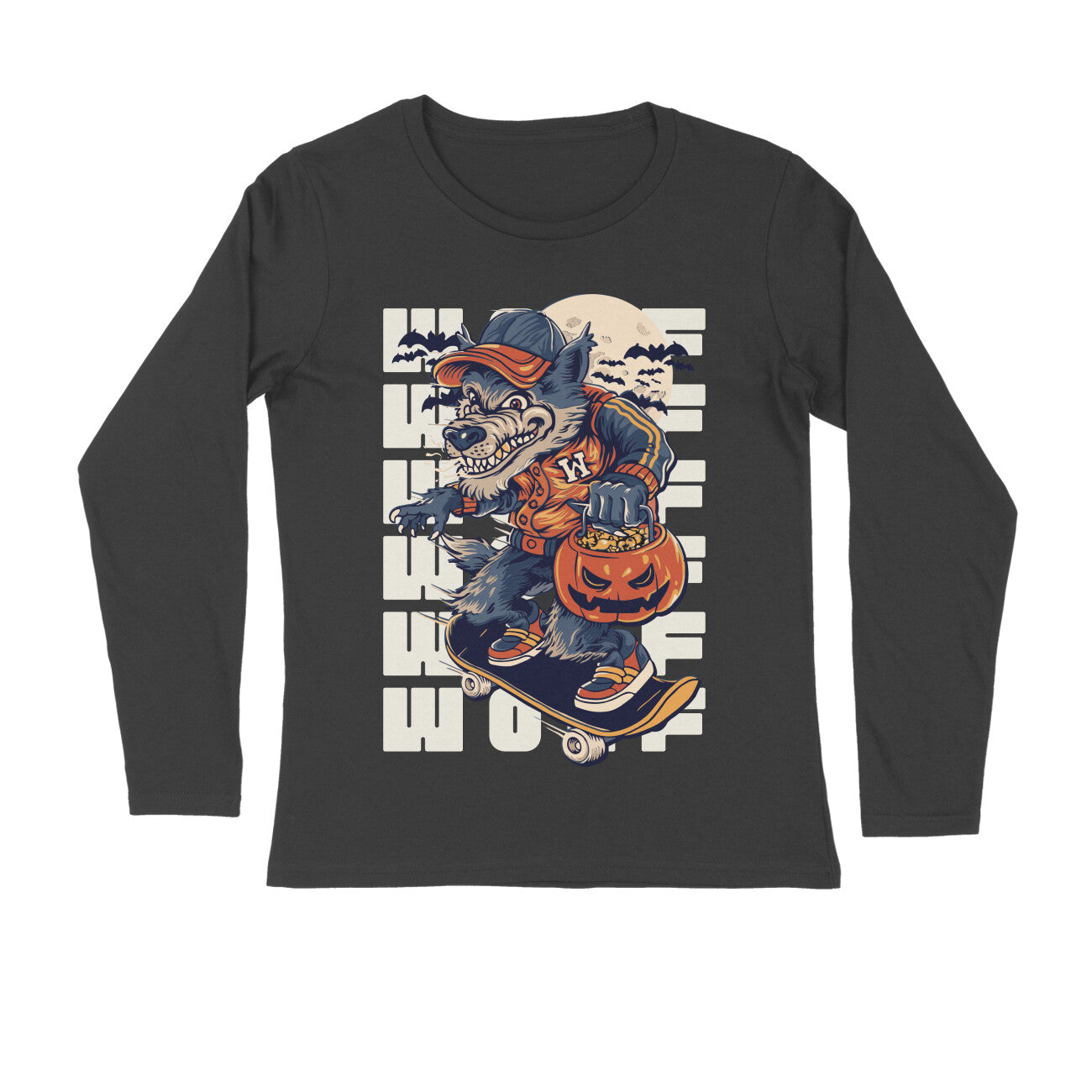 Black Men Round Long Sleeves